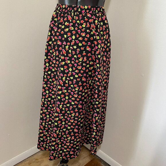 LESLIE FAY Sportswear Florel Boho Womens Skirt Size 10 - Picture 2 of 9